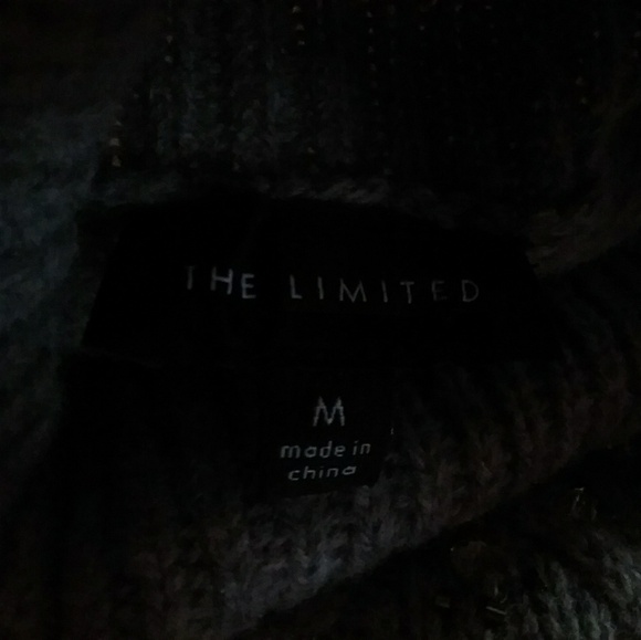The Limited Cropped Wool Blend Turtleneck Sweater - Picture 5 of 8